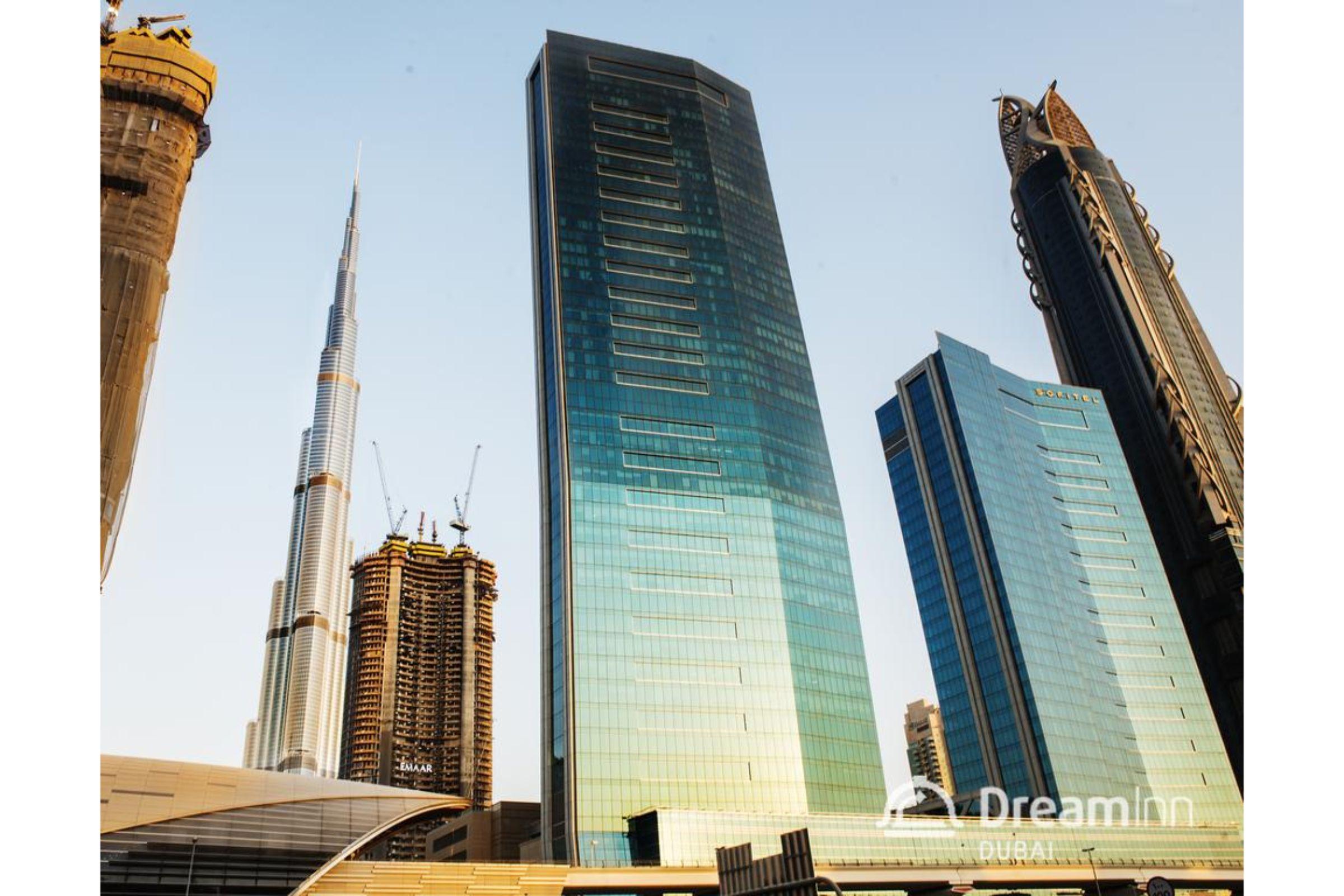 Dream Inn Apartments - 48 Burj Gate Downtown Skyline Views Dubai Exteriör bild